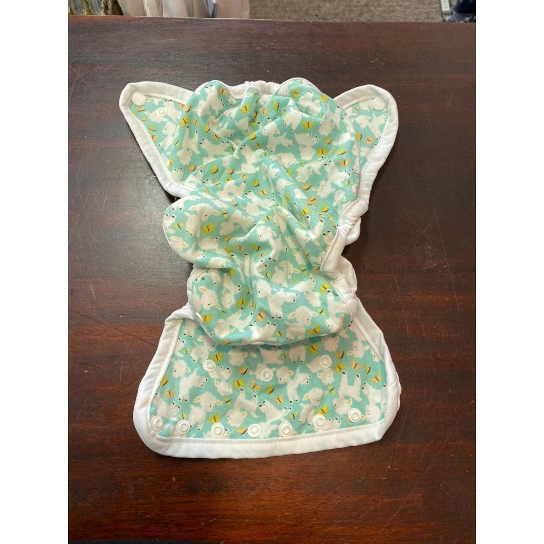 Lamb cloth diaper cover Easter