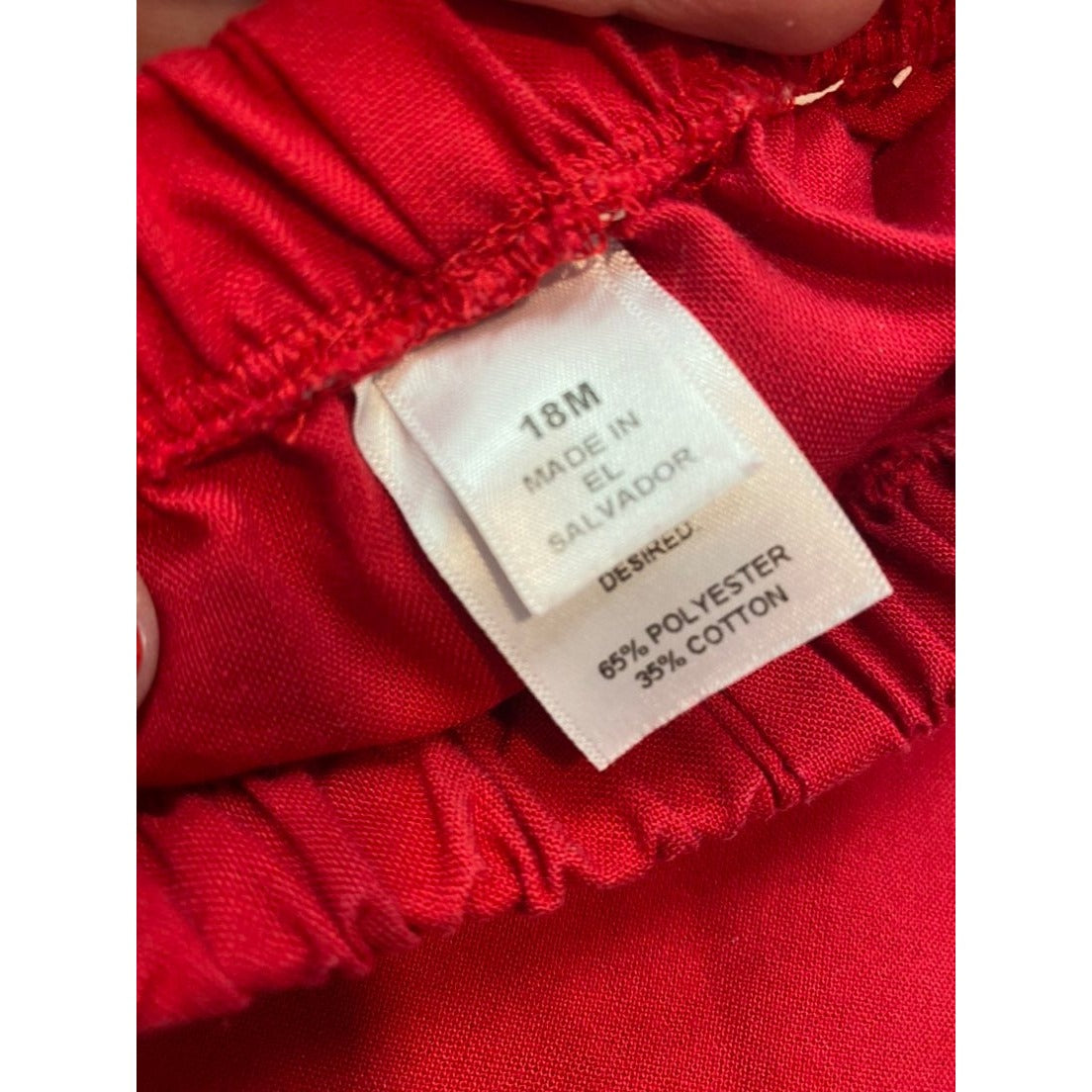 18 months boys red pants