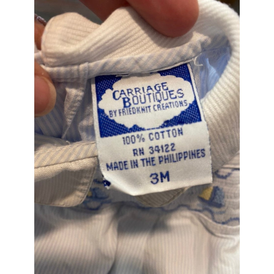 3 months smocked sailboat bubble