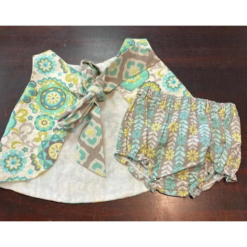 6-12 months bloomer set