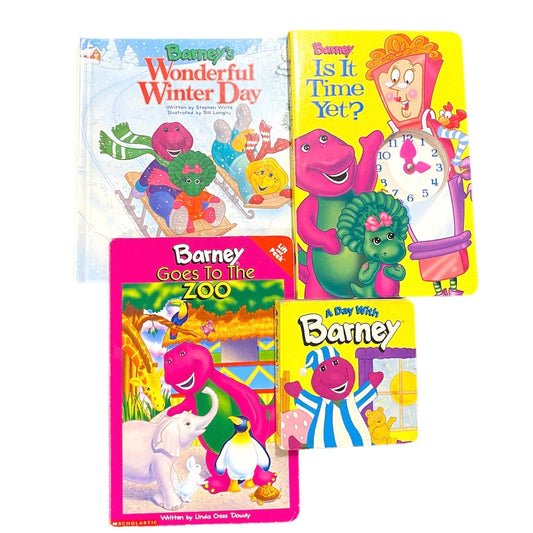 Vintage Barney books bundle