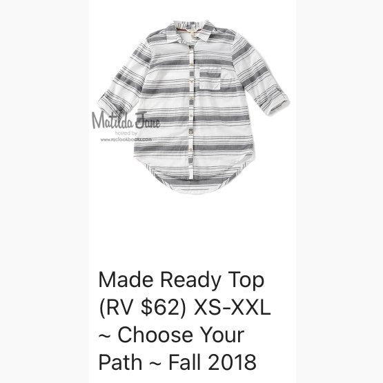 NEW XS Matilda Jane womens Shirt