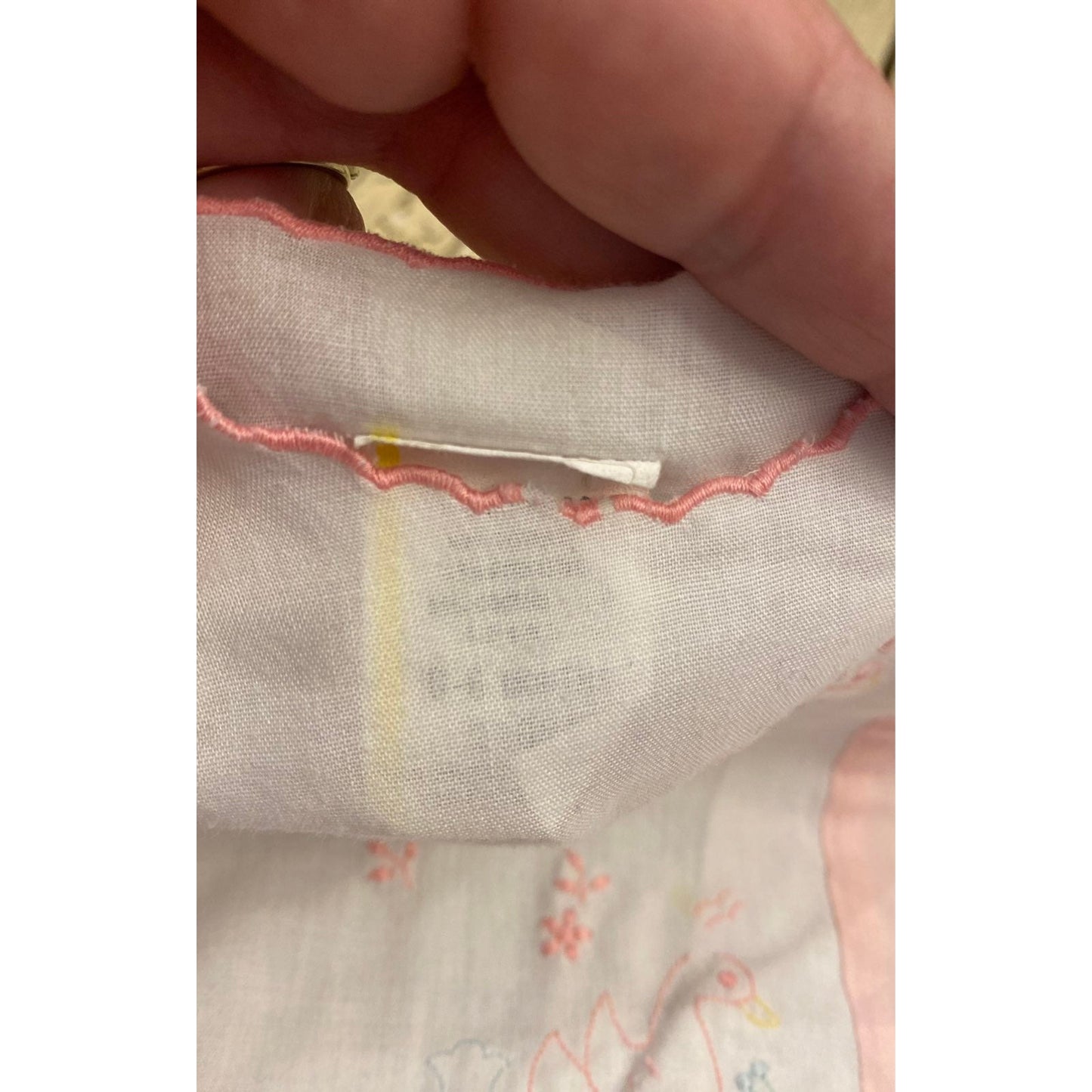 Vintage girls diaper shirt 0-6 months