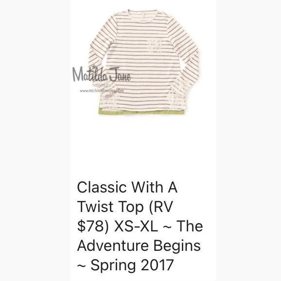 XS Matilda Jane womens Top