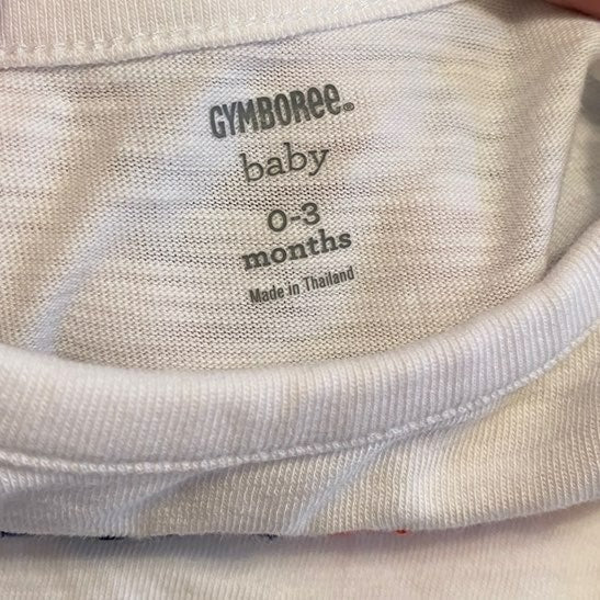0-3 months Gymboree 4th of July Onesie