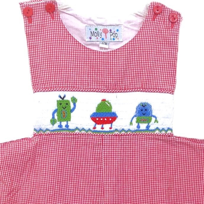 12 months smocked alien jonjon