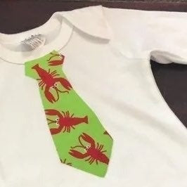 0-3 months custom crawfish gown tie