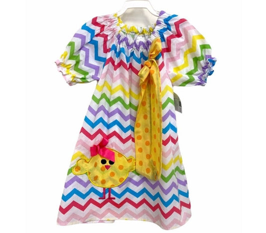 2/3 boutique Easter chick dress