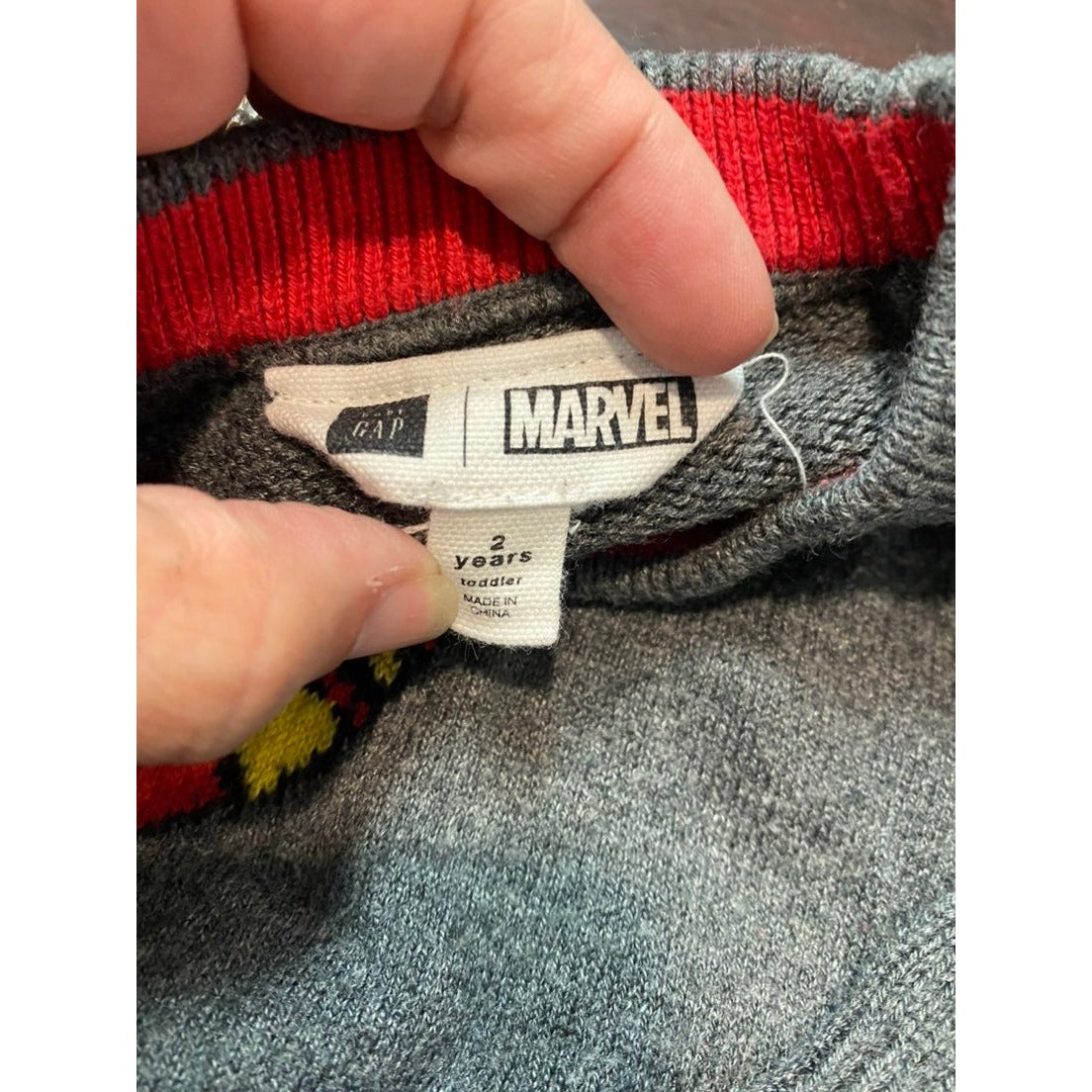Size 2 Iron Man Sweater
