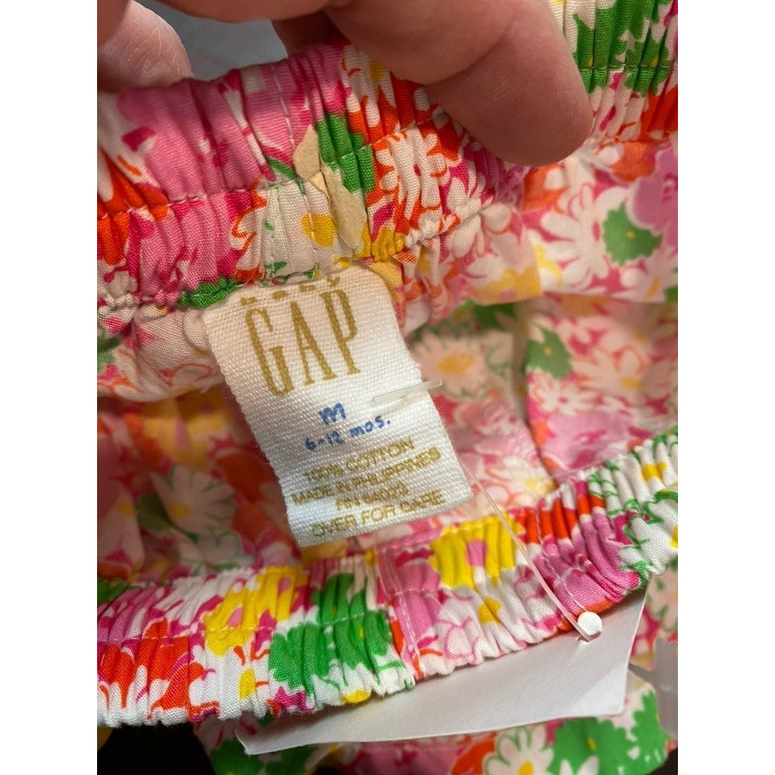 NEW GAP floral shorts 6-12 months