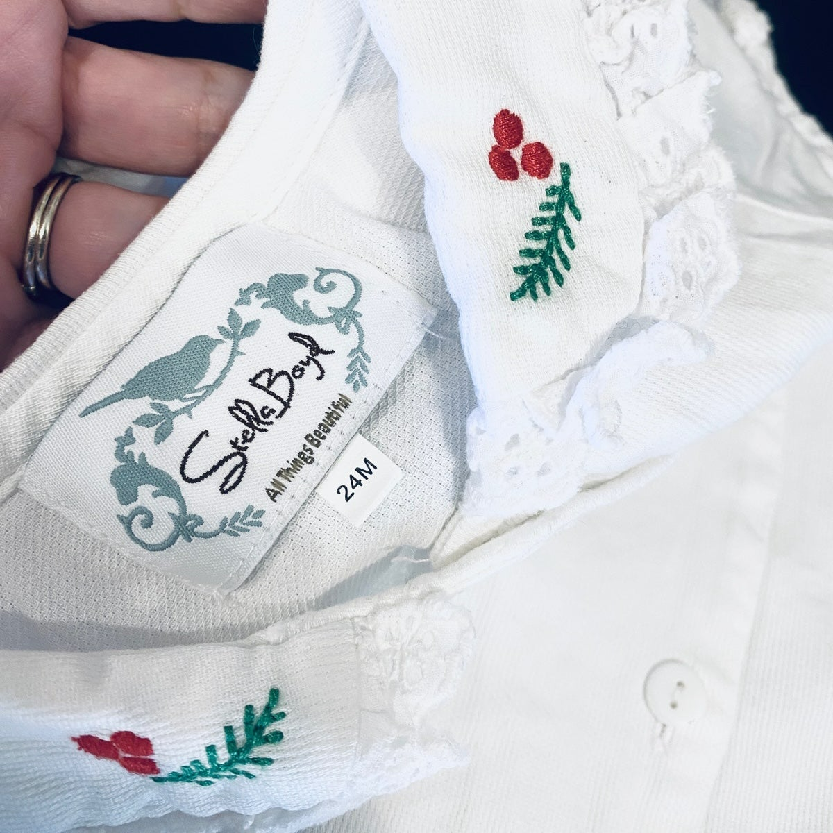24 months white Christmas dress