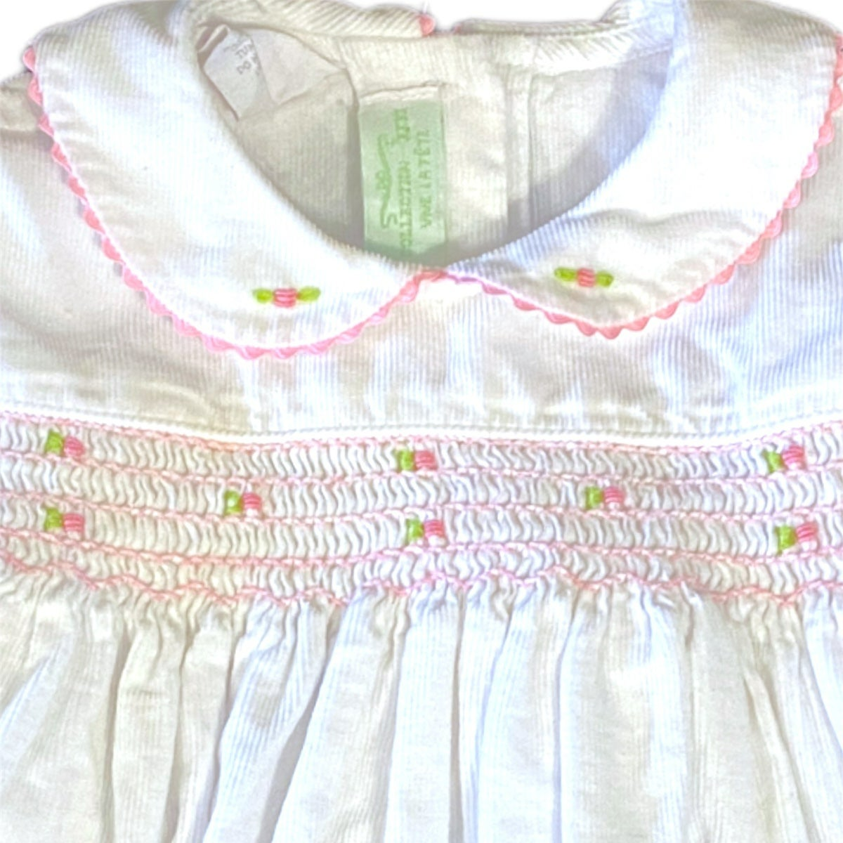 3 months smocked winter Dress