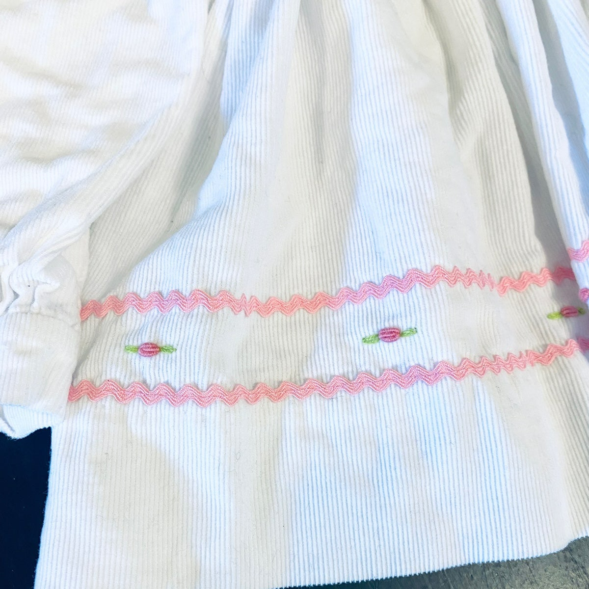 3 months smocked winter Dress