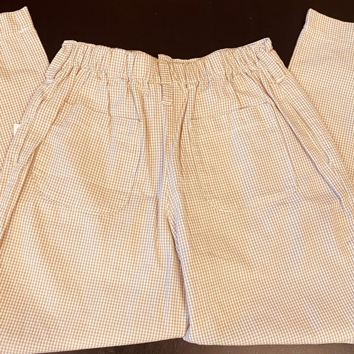 Size 7 boys gingham fall pants