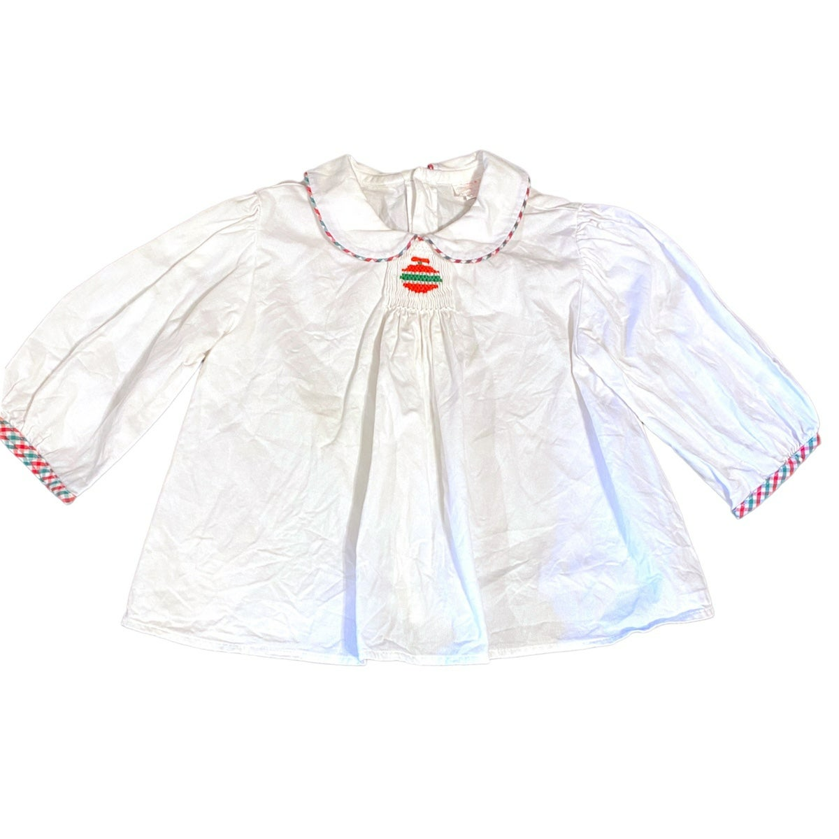 3T smocked Christmas top