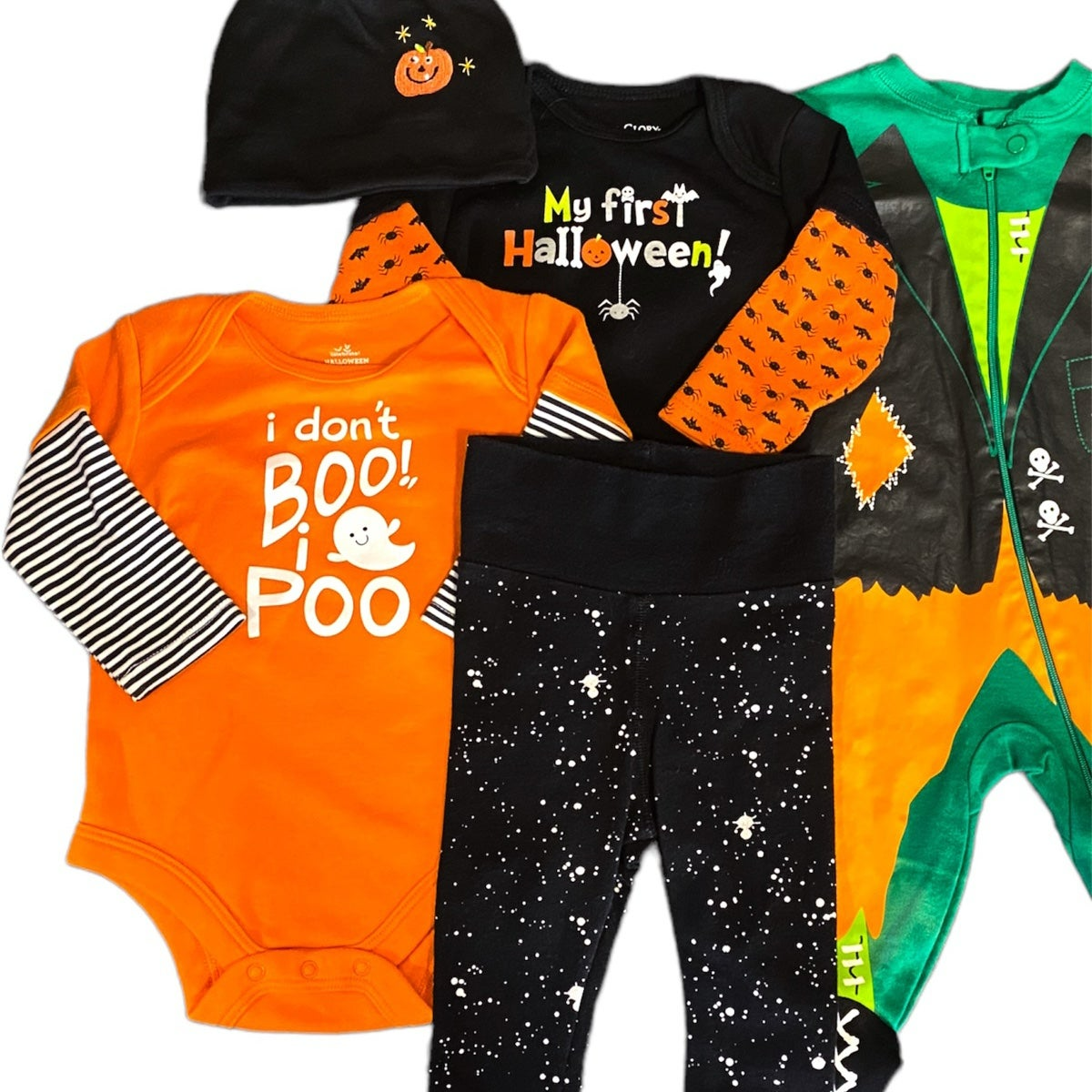 3-6 months Halloween bundle with costume