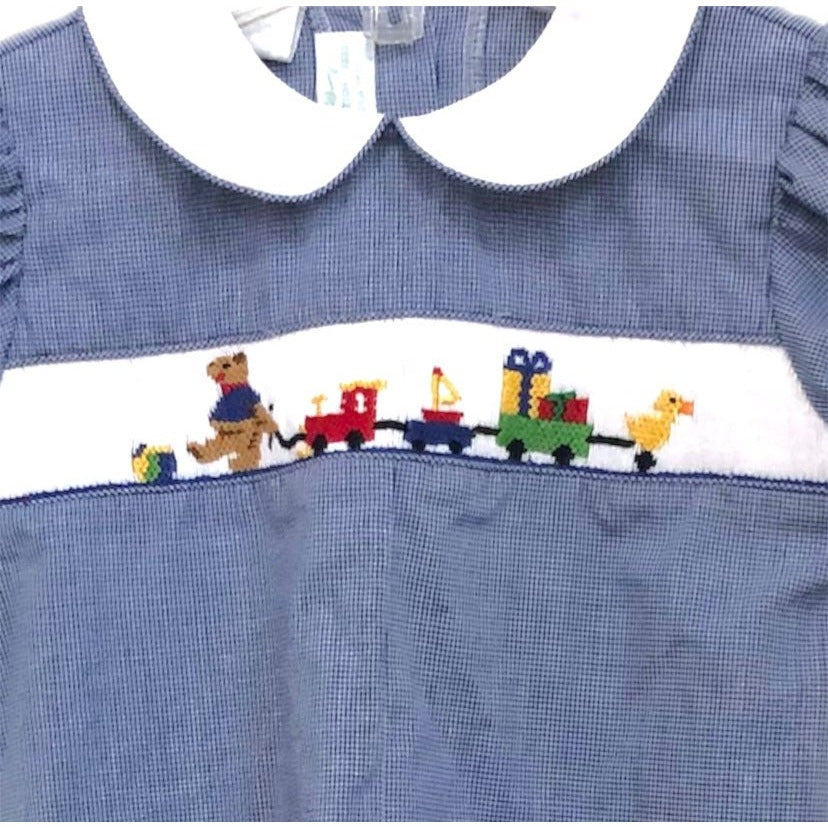 24 months smocked long bubble