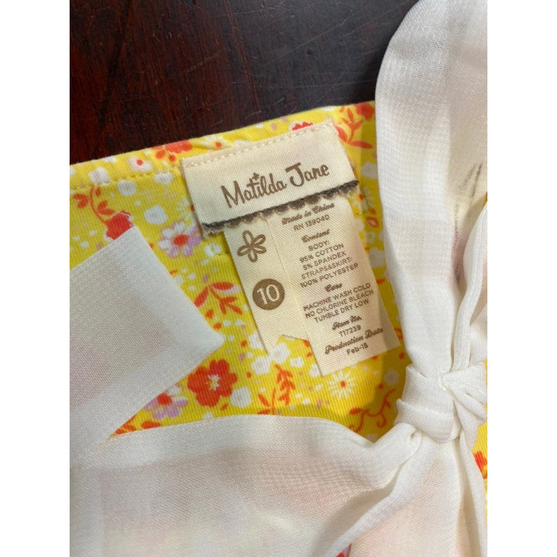 Matilda Jane size 10 ruffle tank