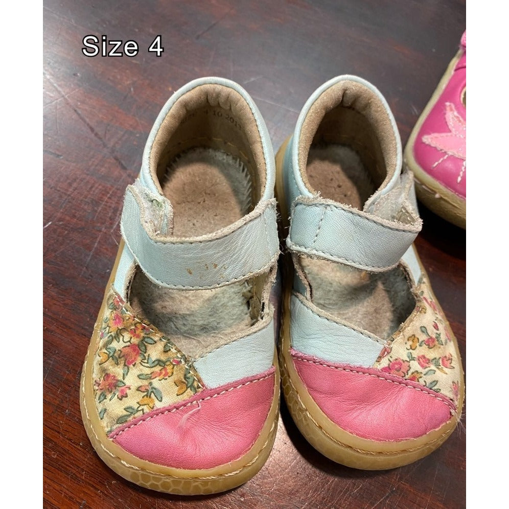 Girls 4/5 toddler shoe bundle Livie & Luca & Puddle Jumpers