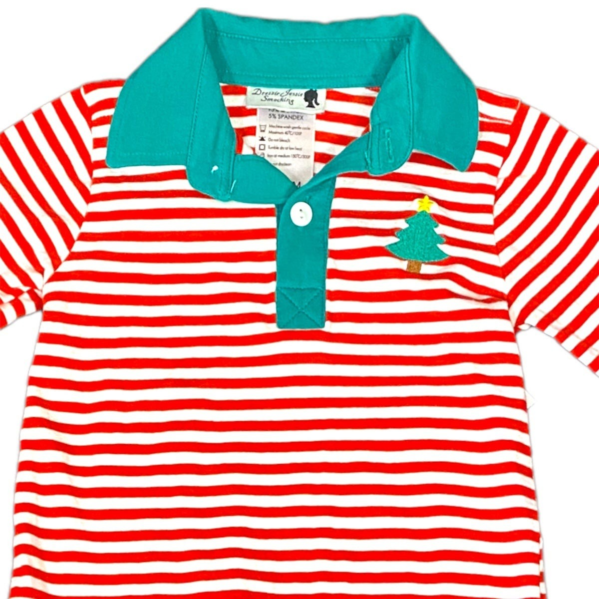 New 12 months Christmas tree Romper