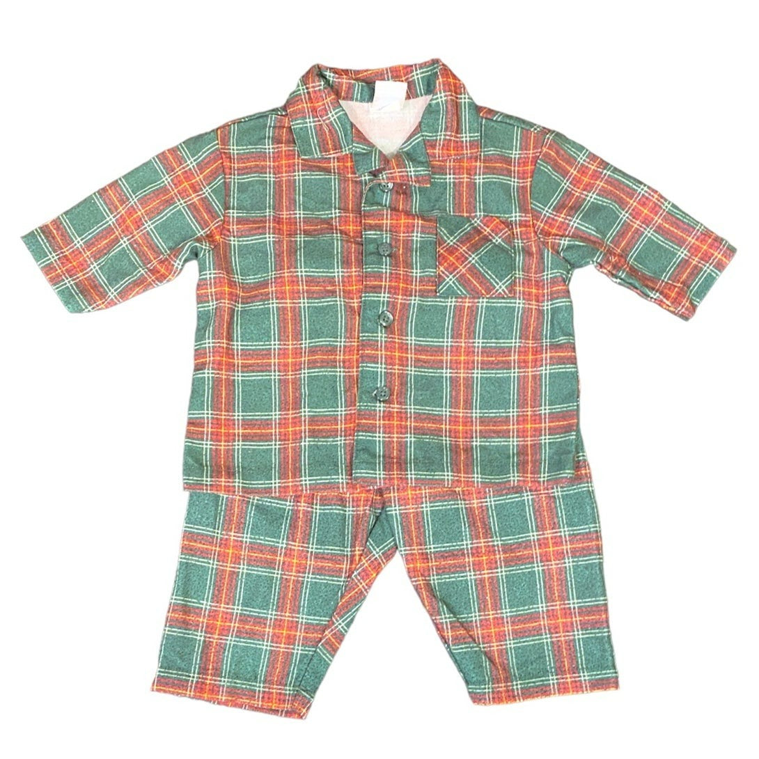 6-12 months vintage Christmas pajamas
