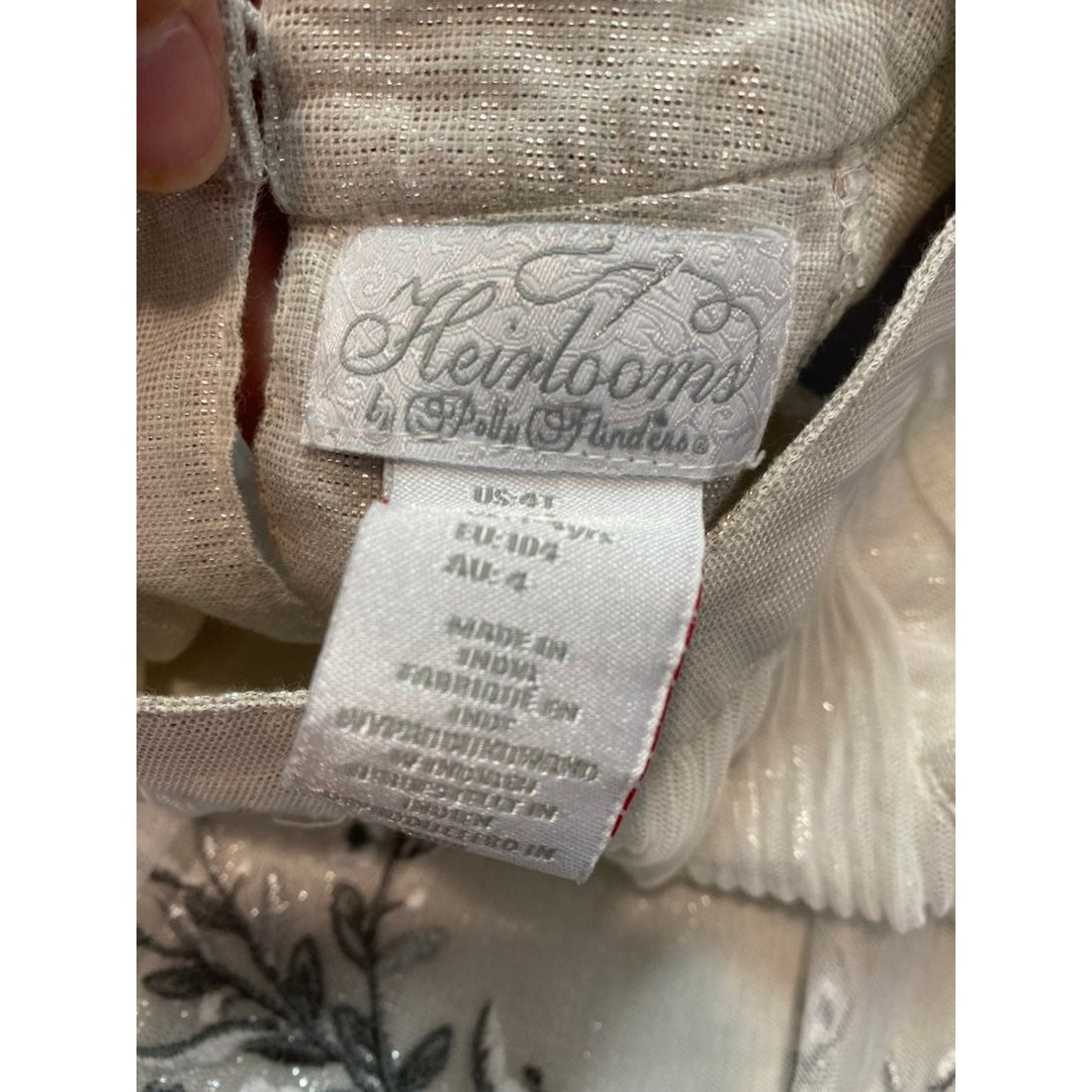 4T heirloom Dress Polly Flinders
