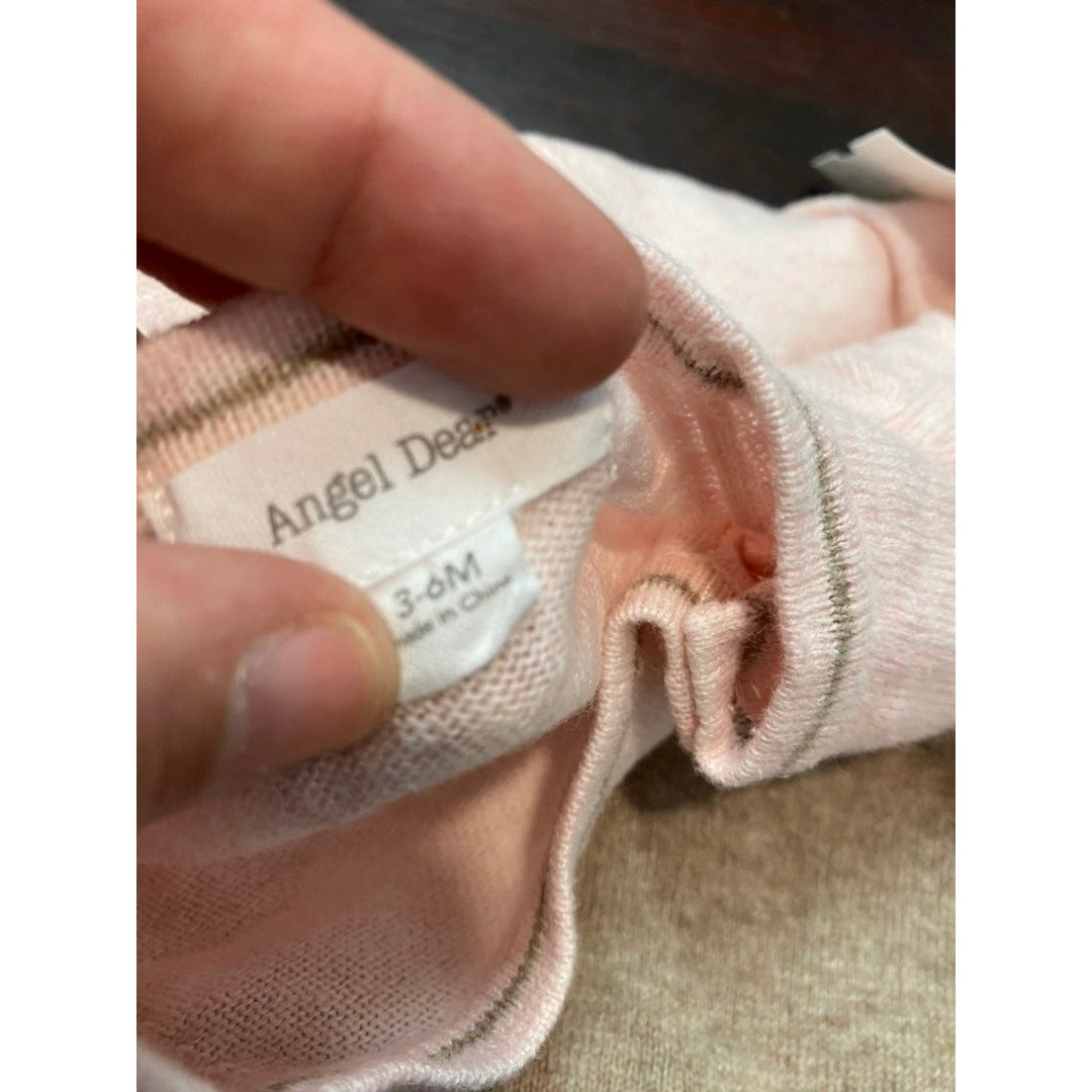 3-6 months Angel Dear fox romper