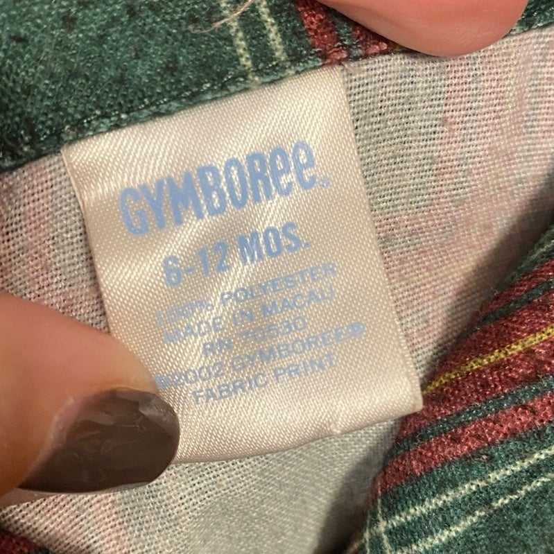 6-12 months vintage Christmas pajamas