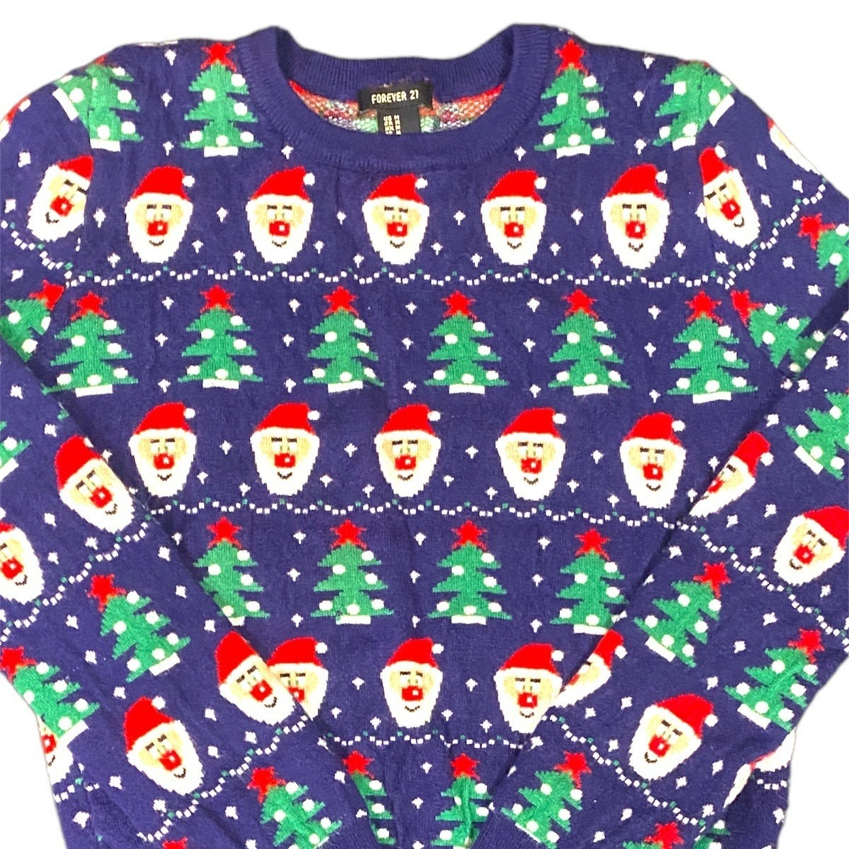 Ugly Christmas Sweater Medium Forever 21 Santa