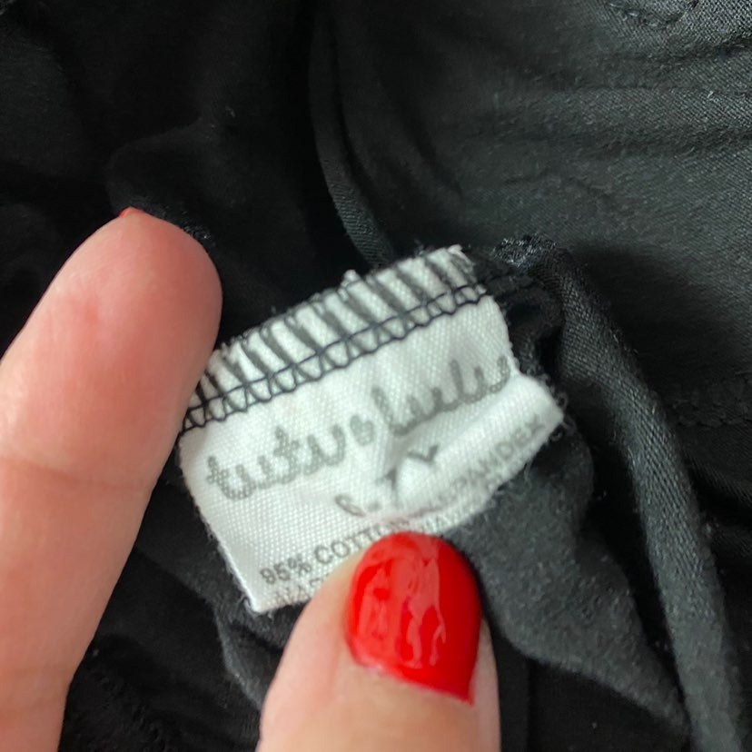 6/7 ruffle capri pants