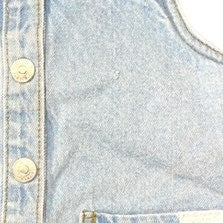 2t 7FAM denim Overall Dress