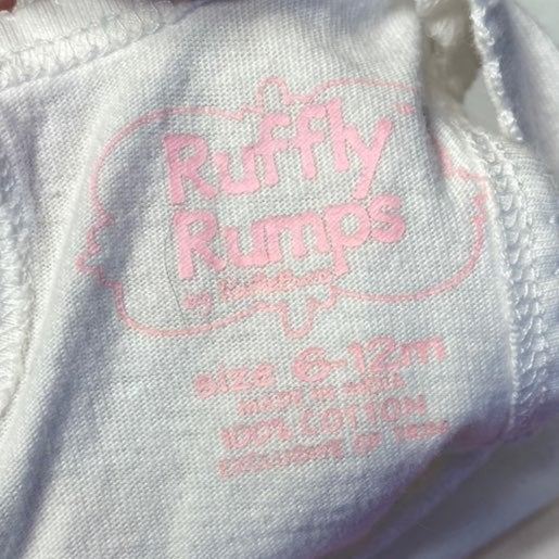 6-12 months ruffle bloomer set