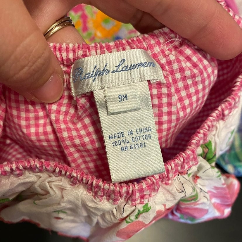 Ralph Lauren bloomer bundle 3-12 months