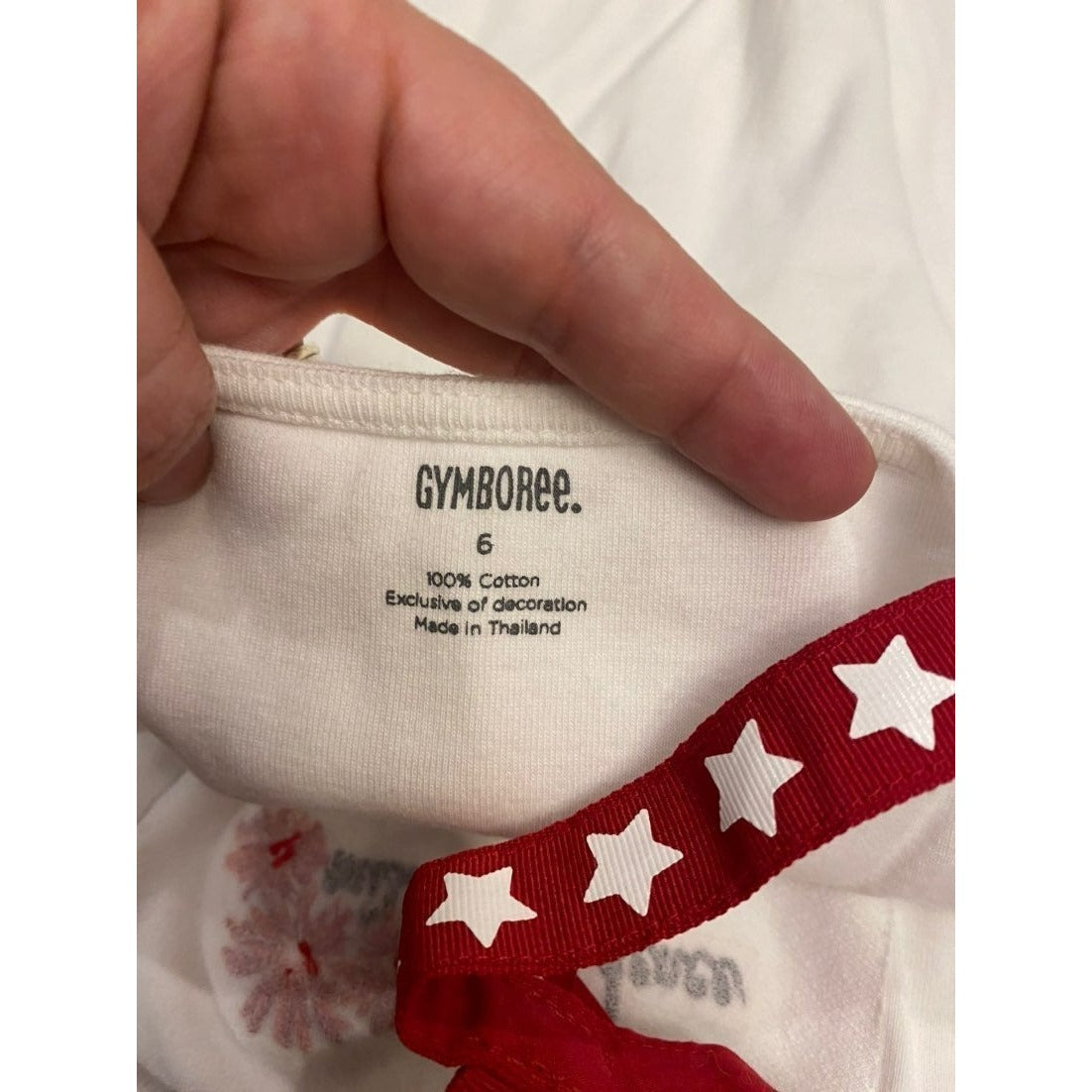 Size 6 Gymboree 4th of July tank