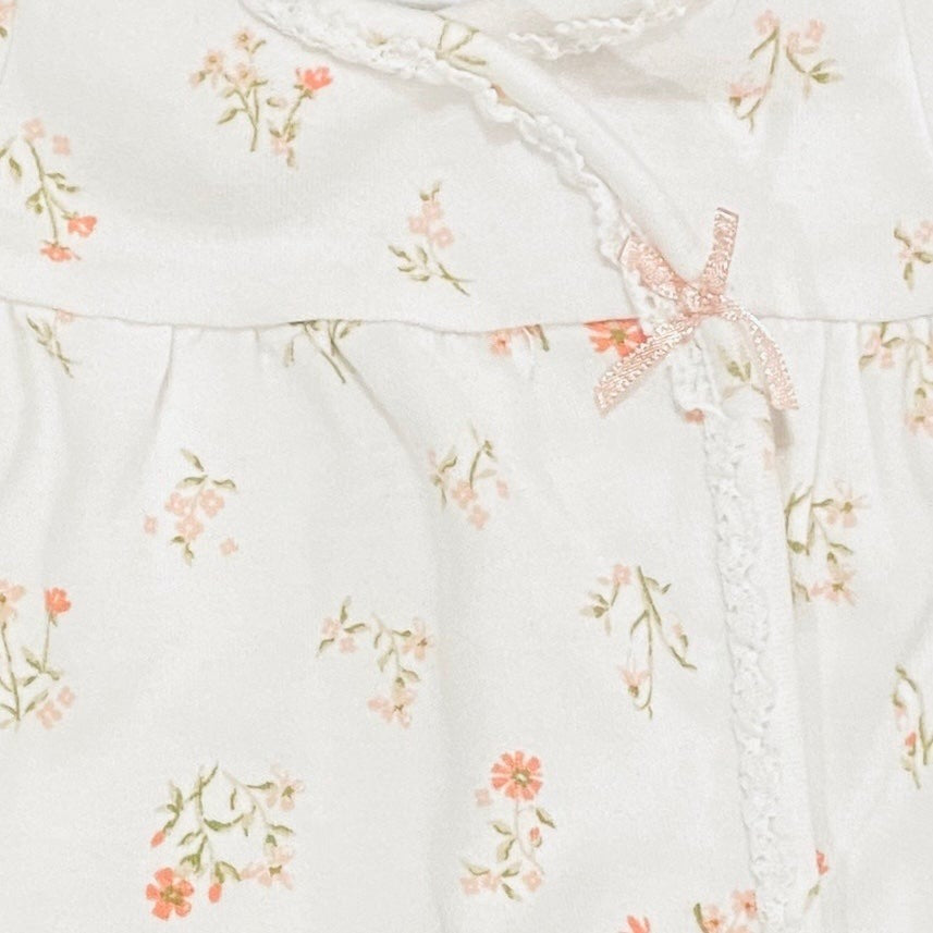 Preemie floral romper