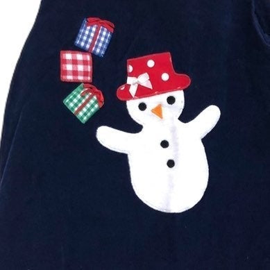 24 months vintage ruffle Christmas outfit