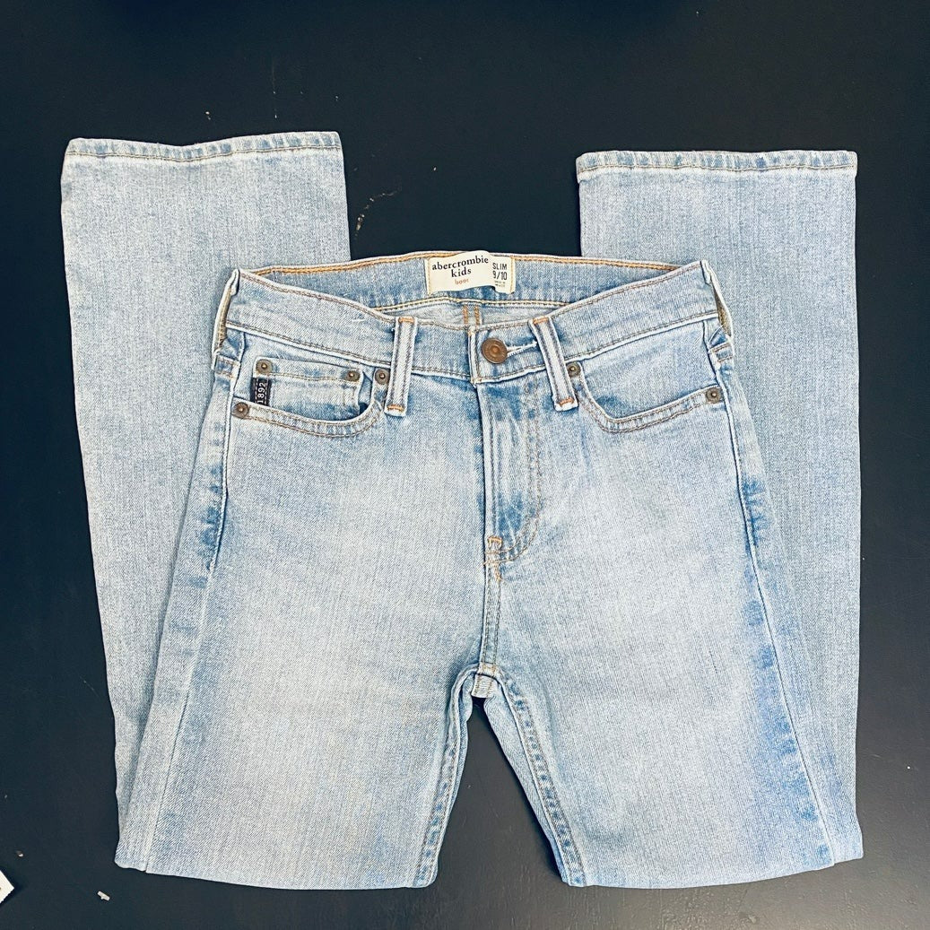 9/10 slim abercrombie kids bootcut jeans