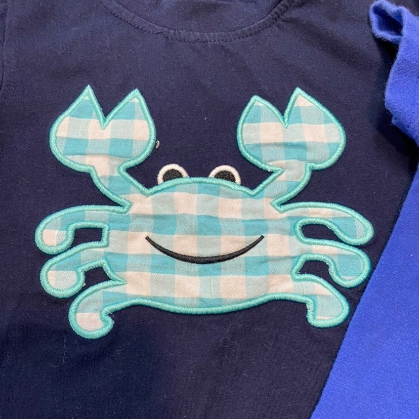 18-24 months or 2T appliqué tee bundle