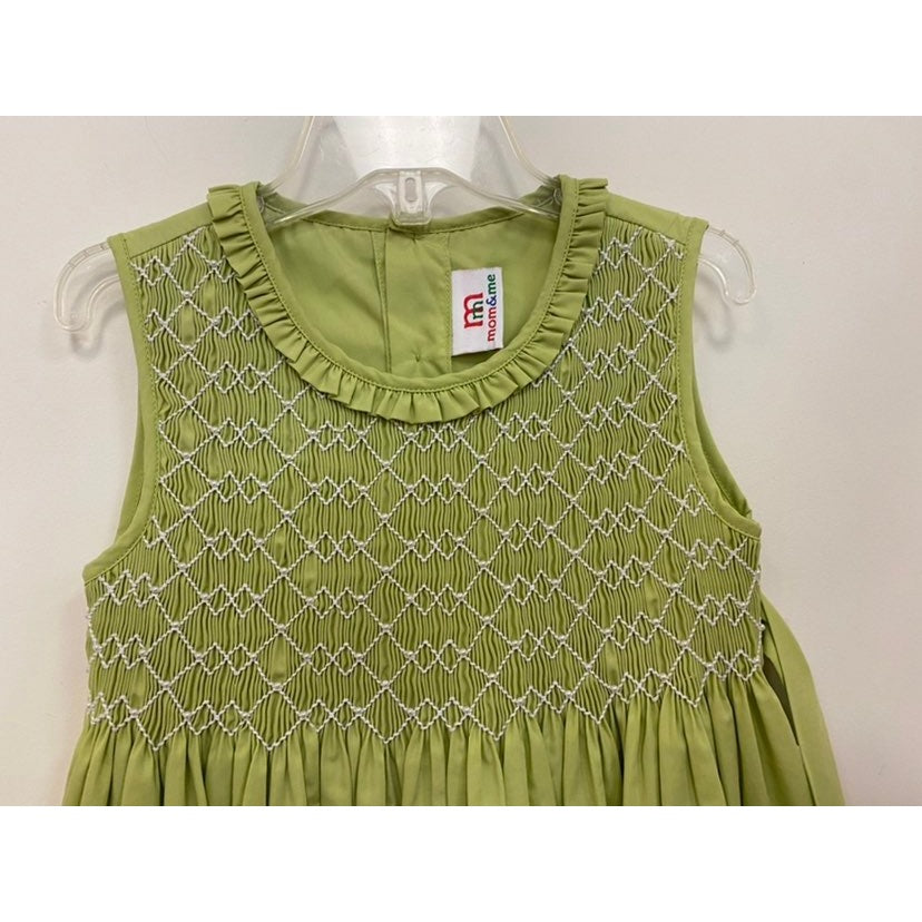 Size 4 smocked green Dress