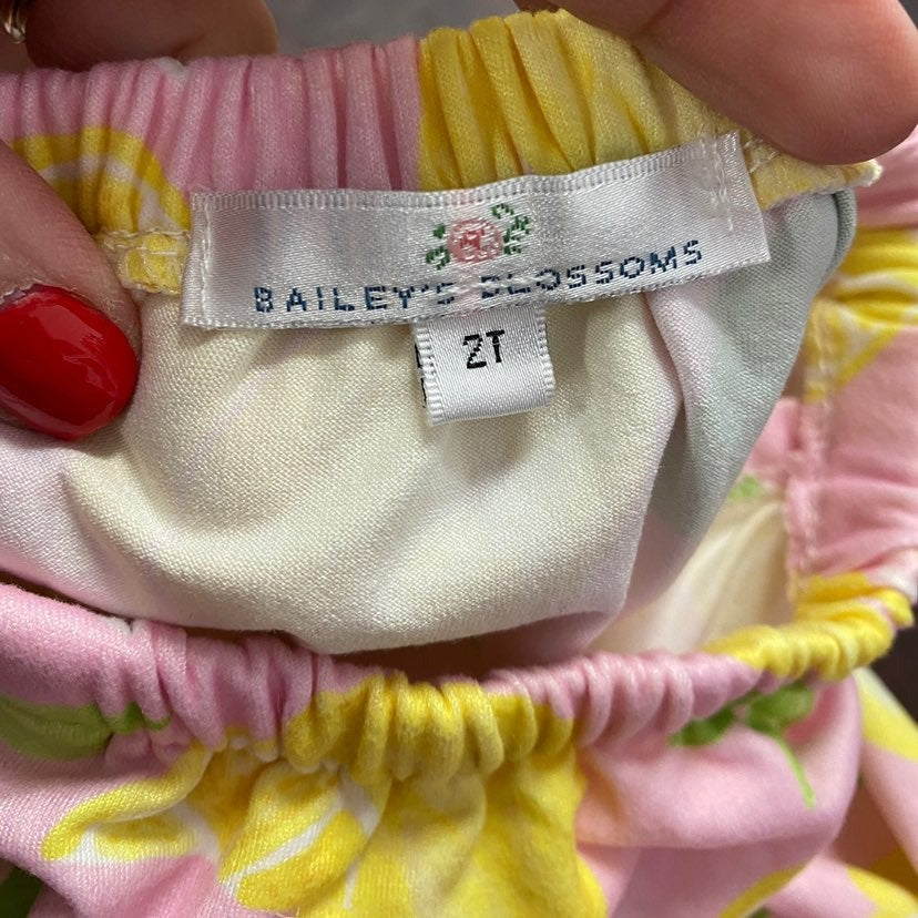 2T girls lemon bubble