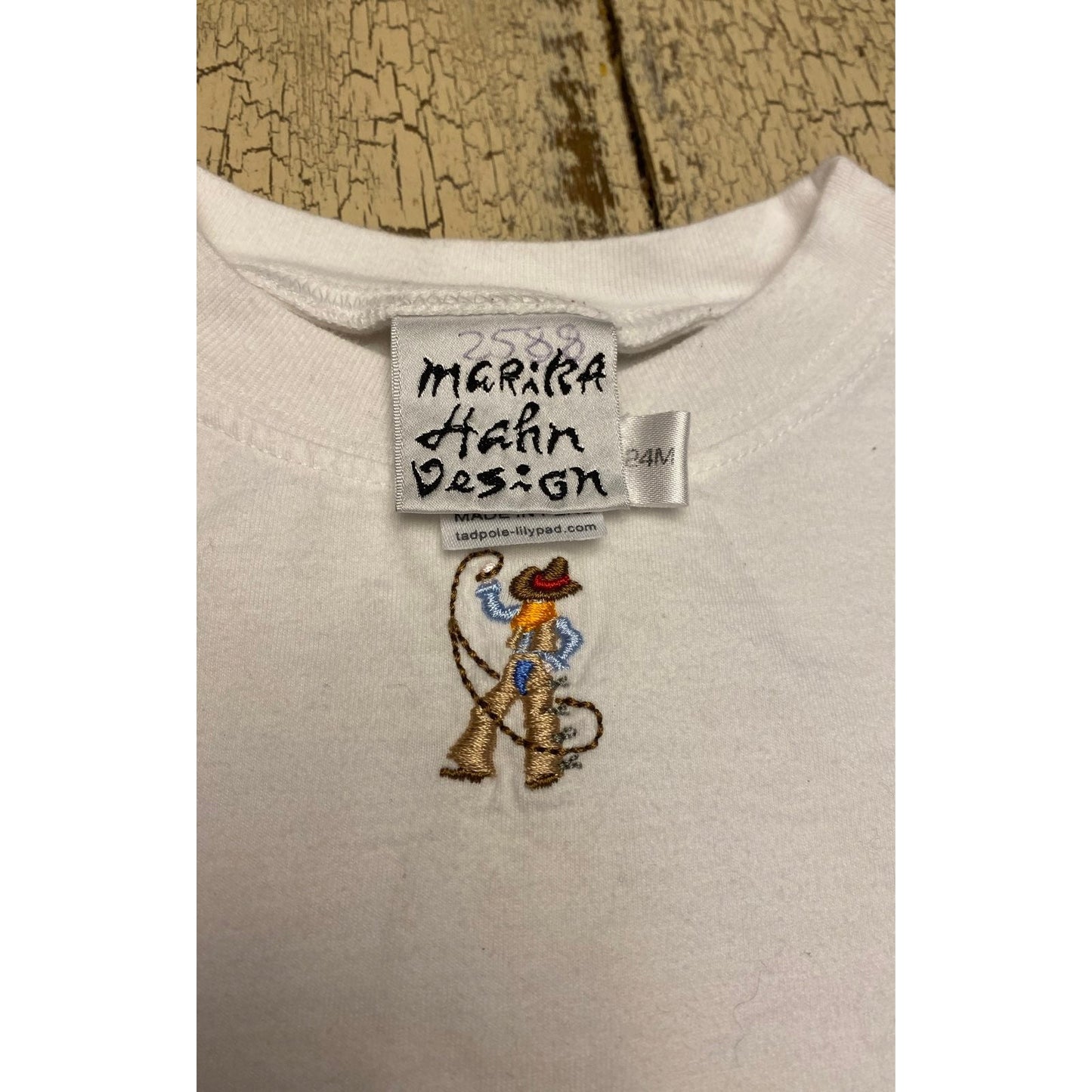24 months embroidered cowboy tshirt