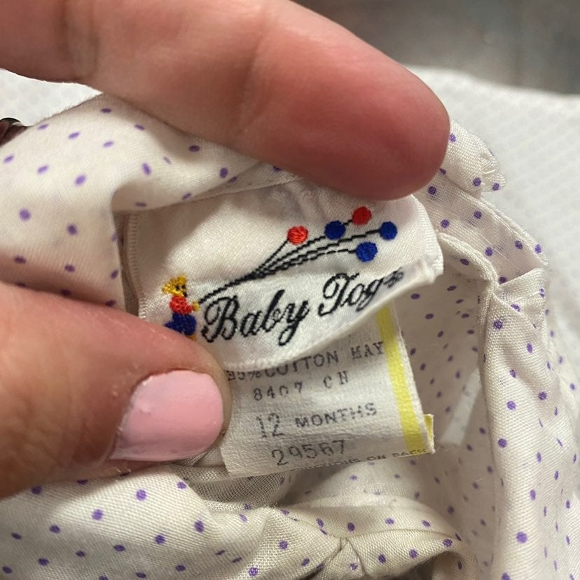 Vintage 12 months purple Dress