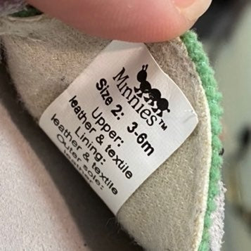 New Baby boys size 2 leather minnies