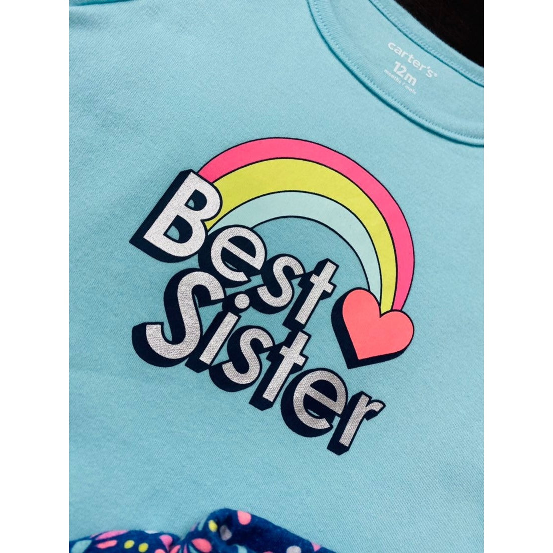12 months New Best Sister summer outfit