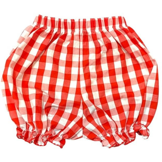 Red gingham bloomers