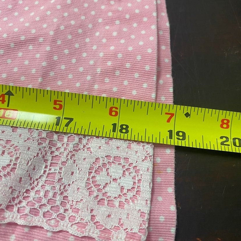Girls vintage pink dot Dress