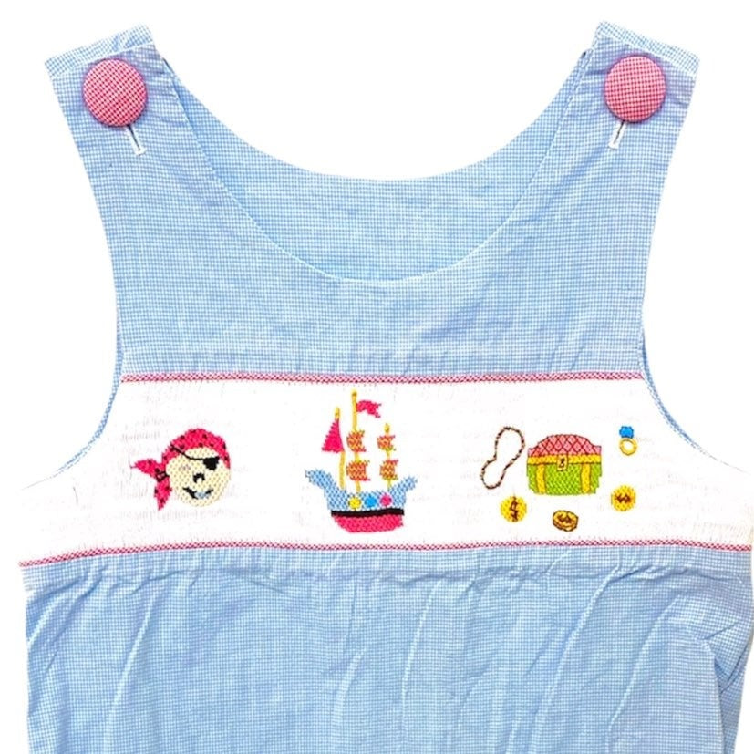 Size 4 smocked pirate dress