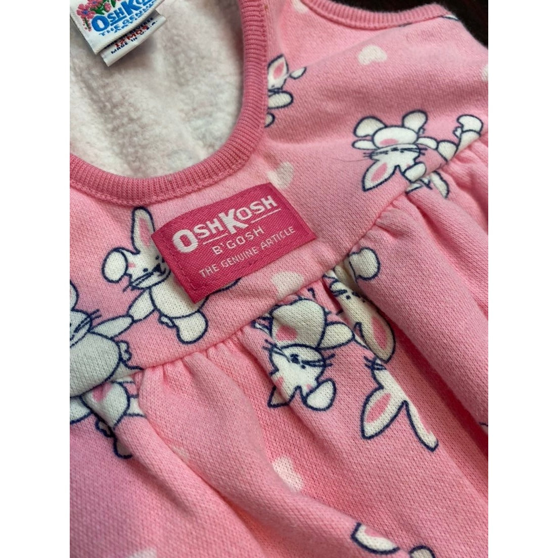 12 months vintage Osh Kosh bunny romper