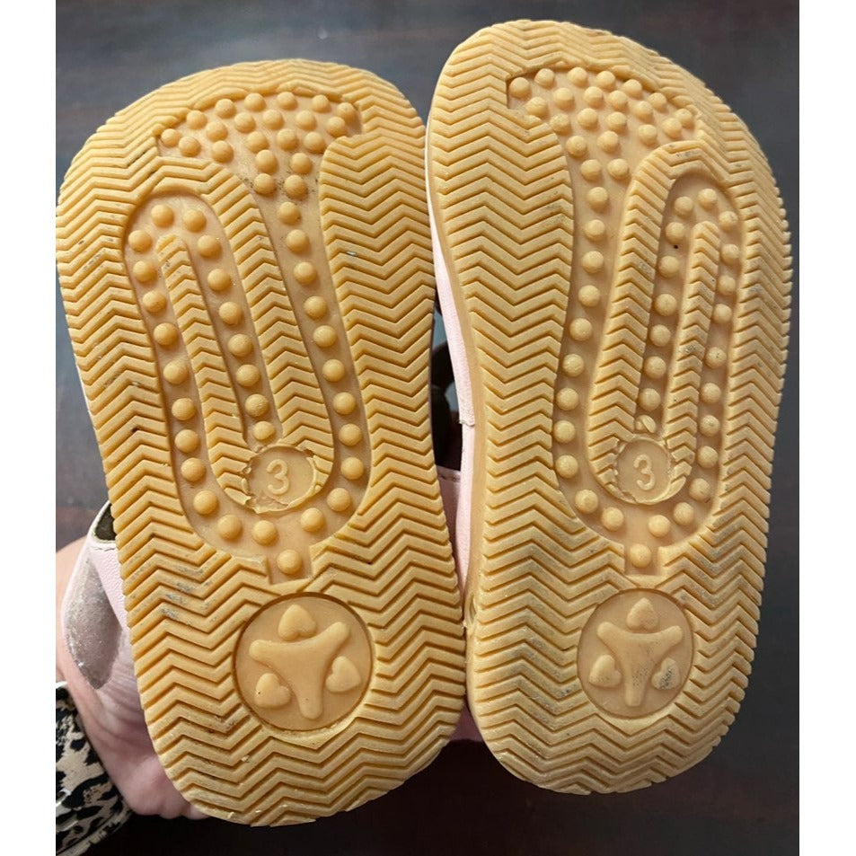 Size 3 toddler girls squeaker shoes