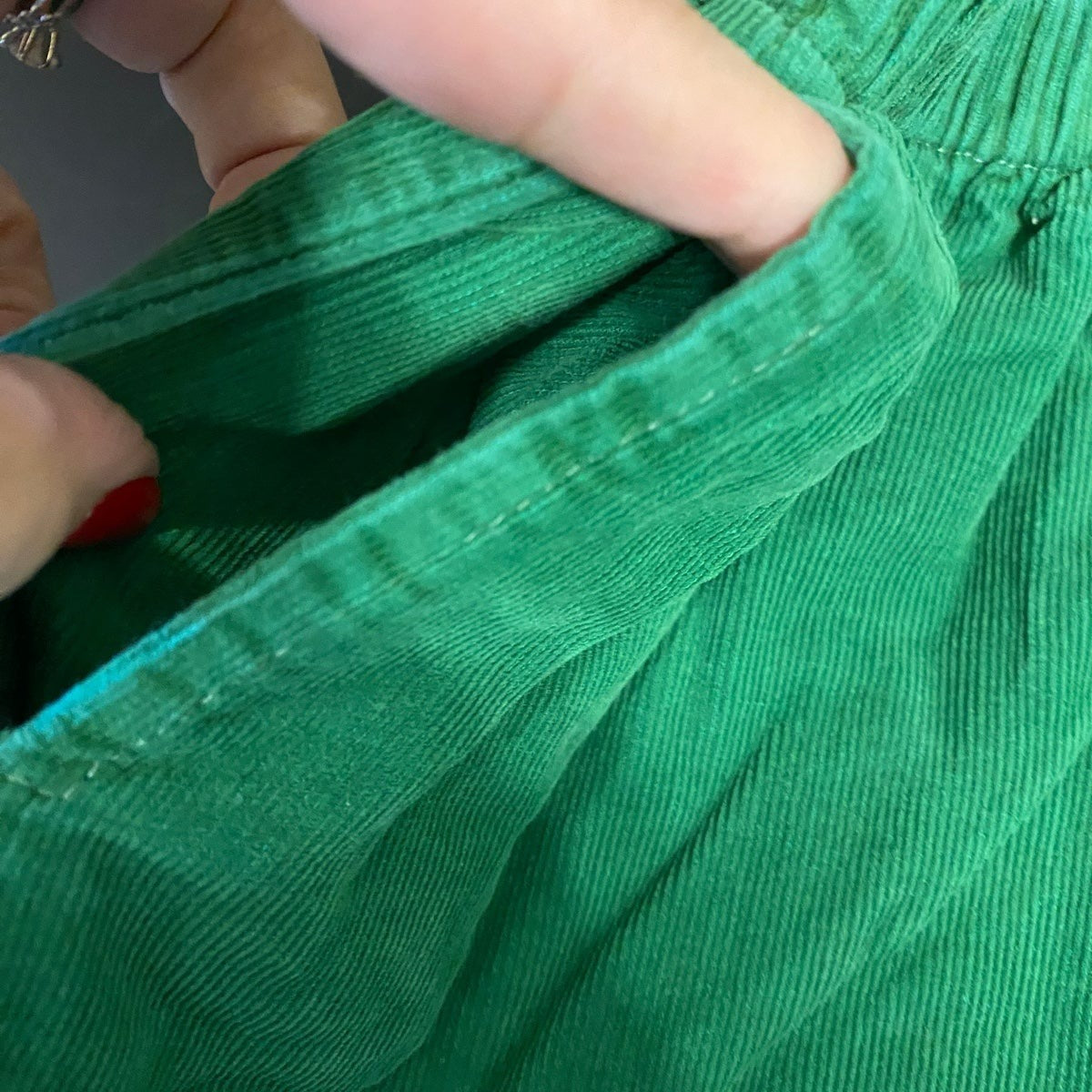 Size 6 boys green corduroy pants
